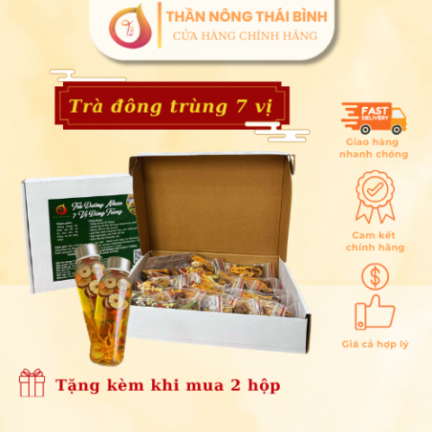 Trà đông trùng 7 vị dưỡng thể